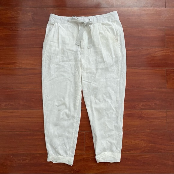 Free people linen drawstring trousers - Picture 2 of 7
